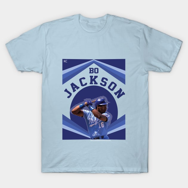 Bo Jackson Royals T-Shirt by KC Designs